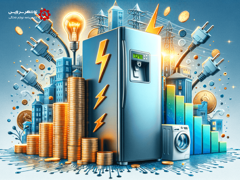 افزایش مصرف انرژی یخچال